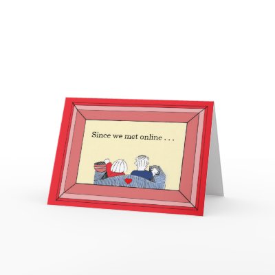 Glad We Met (online) - Valentine Greeting Cards by Computious