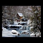Glade Creek Gristmill winter 2010 posters