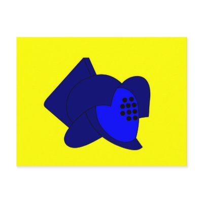 Gladiator Helmet Post Card by lonvig