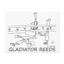 Gladiator Reeds postcards by TempermentalMusician Gladiator Reeds postcards