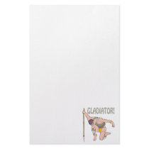 Gladiator Personalized Stationery