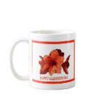 Gladiola Valentine's day mugs