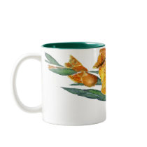 Gladiola Watercolor Painting Mug