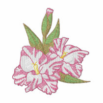 Gladiolas embroidered shirts by ZazzleEmbroidery Gladiolas embroidered shirts