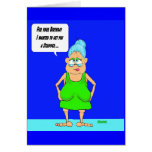 Gladys Stripper Birthday Card