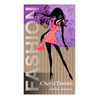 Glam Fashion Store on Glam Fashion Covergirl  Fashion Designer Stylist Business Card