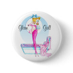 Glam' Gal! Pinback Buttons