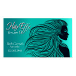 Glam Hair I - Beauty Salon Beautician Hair Stylist Business Card Template