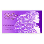 Glam Hair I - Beauty Salon Beautician Hair Stylist Business Card Templates