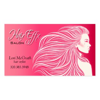 Glam Hair I - Beauty Salon Beautician Hair Stylist zazzle_profilecard