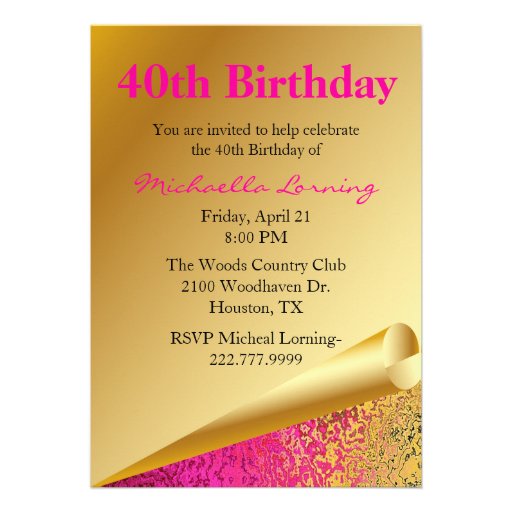 Glam Lady's Stiletto Custom Birthday Invitation