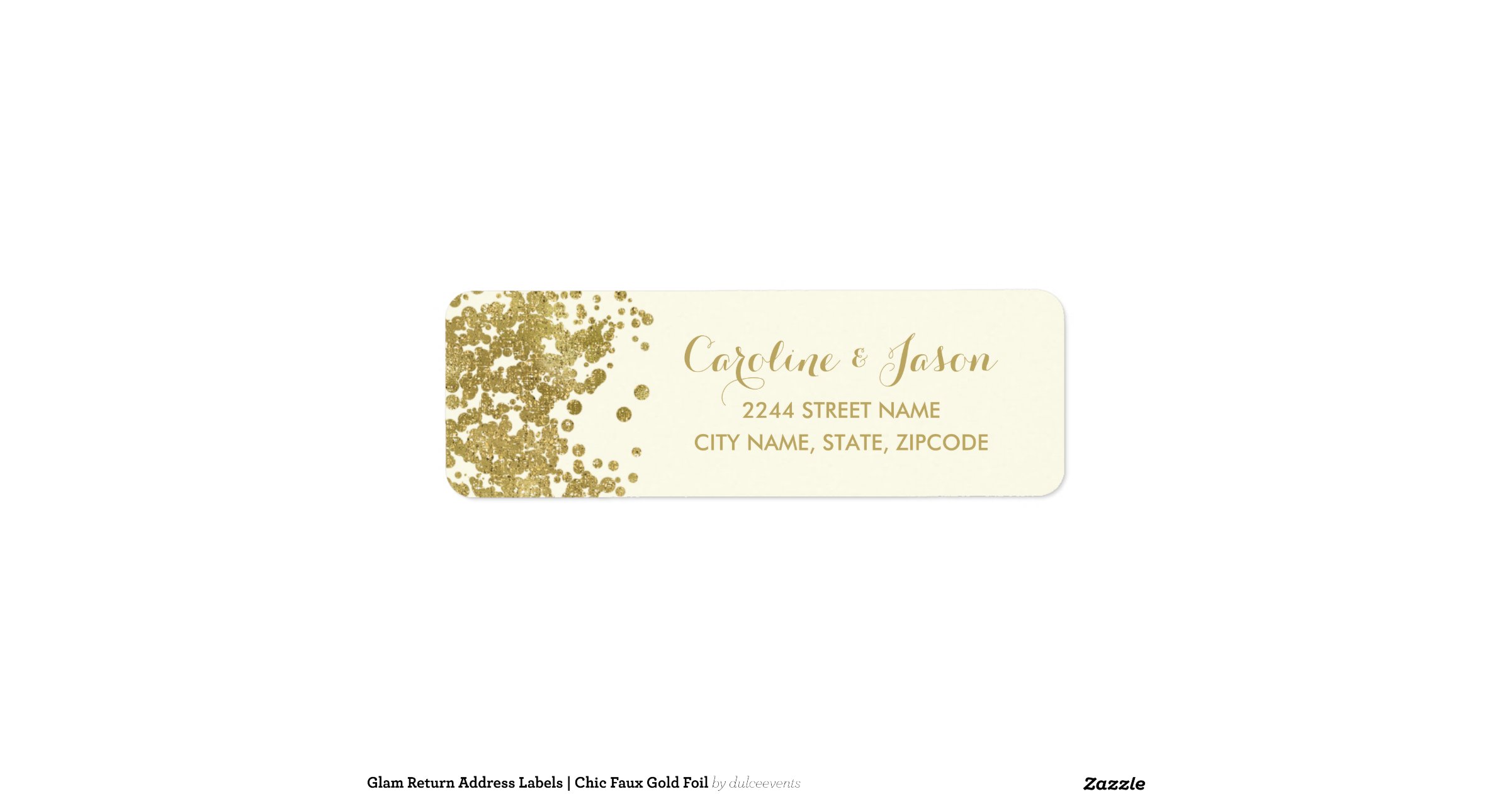 glam_return_address_labels_chic_faux_gold_foil