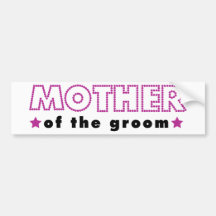 Glam Wedding Bumper Sticker