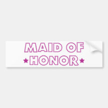 Glam Wedding Bumper Stickers