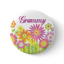 Glamorous flowers Grammy buttons