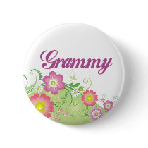 Glamorous flowers Grammy buttons