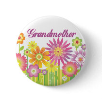 Glamorous flowers Grandmother buttons
