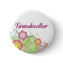 Glamorous flowers Grandmother buttons