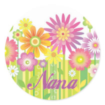 Glamorous flowers Nana stickers