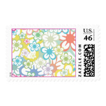 Glamorous flowers postage