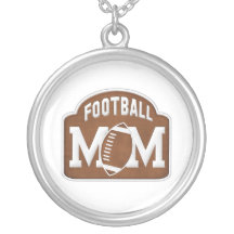 glamorous Football Mom Custom Necklace