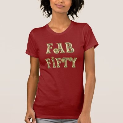 Glamorous Gold Fab Fifty Shirt