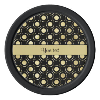 Gold poker set