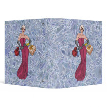 Glamorous Woman and Gifts 3 Ring Binders