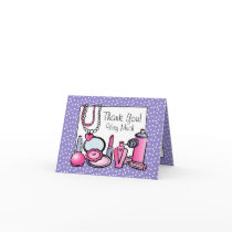 Glamour Girl Birthday (pd) Greeting Card