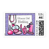 Glamour Girl Birthday (pd) Postage