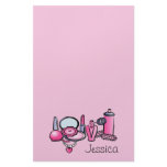 Glamour Girl Birthday Customized Stationery
