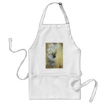 Glamour Girl Cockatoo by Lois Bryan aprons