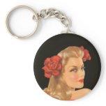 glamour girl key chain