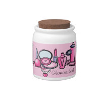 Glamour Girl Personalized Candy Jar candy jars