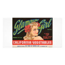 Glamour Girl Photo Card