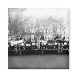 Glamour Girls &amp; Classic Cars Vintage Photo Fridge Magnets