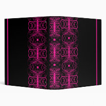 GLAMOUR ORNATE 3 RING BINDERS