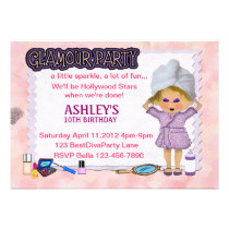 Glamour Party Announcements