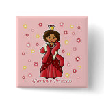Glamour Princess Pinback Buttons