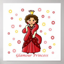 Glamour Princess Poster