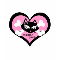 Glamour Puss Ladies Basic T t-shirts
