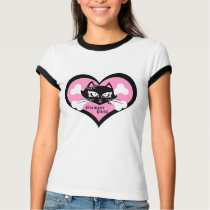 Glamour Puss - Ladies Ringer T t-shirts
