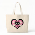 Glamour Puss Tote bags by BadKittyCatoure Glamour Puss Tote bags