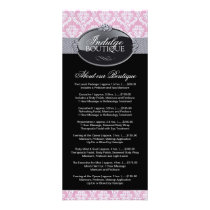 Glamourous and Classy Boutique Rack Card