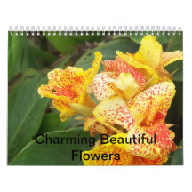 Glamourous Beautiful Flowers Calendars