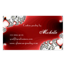 Glamourous Jewelry/Jewellery Design Business Card