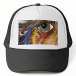 Glam's Alter Ego painting by D.E. La Rue Trucker Hats