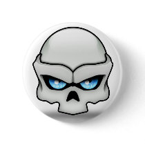 Glaring skull buttons
