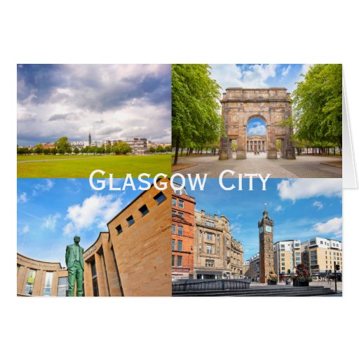 Glasgow city, Scotland Greeting Cards Zazzle