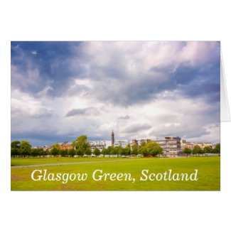 Glasgow Green, Scotland Card